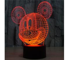 Beling 3D lámpa, Mickey egér, 7 színű S26