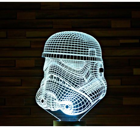 Beling 3D lámpa, Stormtrooper, 7 színű S3