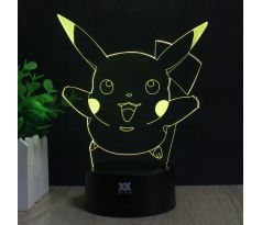 Beling Gyereklámpa, Pikachu 2, 7 színű QS480