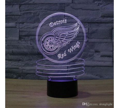 Beling Gyereklámpa, Detroit Red Wings, 7 színű QS490