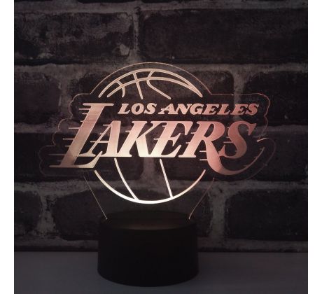 Beling Gyereklámpa, Los Angeles Lakers, 7 színű QS493