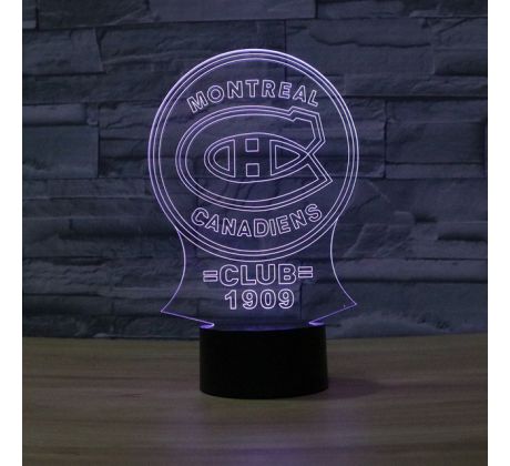 Beling Gyereklámpa, Montreal Canadiens, 7 színű QS494