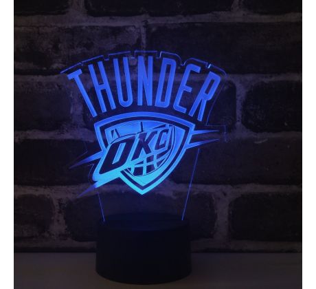 Beling Gyereklámpa, Oklahoma City Thunder, 7 színű QS495